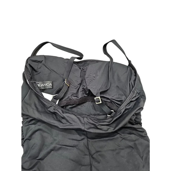 La Blanca Swimsuit One Piece Size 4 Black - Picture 7 of 8